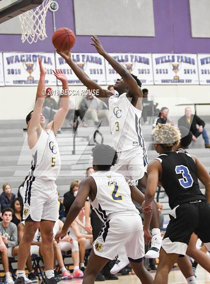 Thumbnail 3 in Comenius School vs Carmel Christian (Hickory Tavern/Chick-fil-A Blakeney Classic) photogallery.