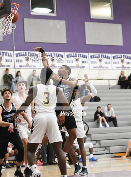 Thumbnail 3 in Comenius School vs Carmel Christian (Hickory Tavern/Chick-fil-A Blakeney Classic) photogallery.
