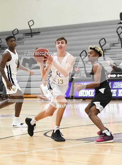 Thumbnail 1 in Comenius School vs Carmel Christian (Hickory Tavern/Chick-fil-A Blakeney Classic) photogallery.