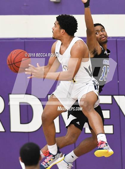 Thumbnail 3 in Comenius School vs Carmel Christian (Hickory Tavern/Chick-fil-A Blakeney Classic) photogallery.