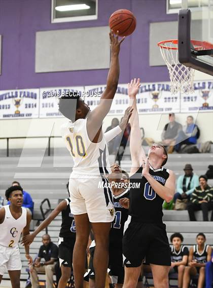 Thumbnail 2 in Comenius School vs Carmel Christian (Hickory Tavern/Chick-fil-A Blakeney Classic) photogallery.