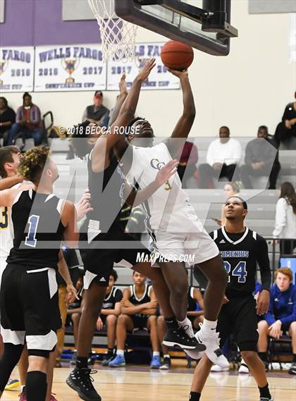 Thumbnail 1 in Comenius School vs Carmel Christian (Hickory Tavern/Chick-fil-A Blakeney Classic) photogallery.