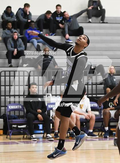 Thumbnail 1 in Comenius School vs Carmel Christian (Hickory Tavern/Chick-fil-A Blakeney Classic) photogallery.