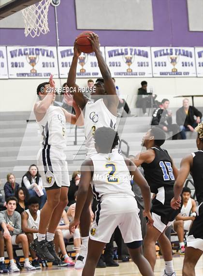 Thumbnail 1 in Comenius School vs Carmel Christian (Hickory Tavern/Chick-fil-A Blakeney Classic) photogallery.