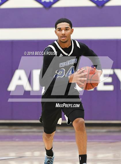 Thumbnail 3 in Comenius School vs Carmel Christian (Hickory Tavern/Chick-fil-A Blakeney Classic) photogallery.