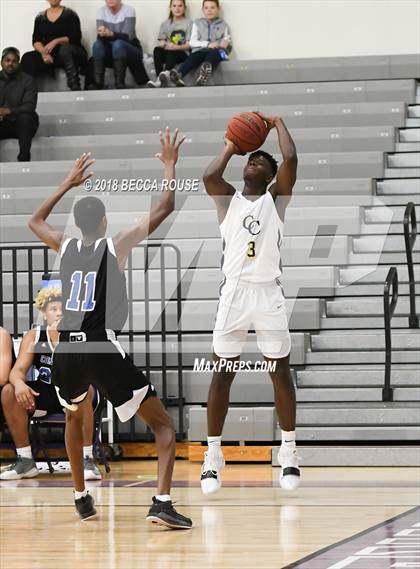 Thumbnail 3 in Comenius School vs Carmel Christian (Hickory Tavern/Chick-fil-A Blakeney Classic) photogallery.