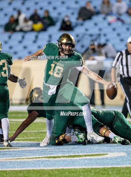 Thumbnail 1 in Cardinal Gibbons vs. Grimsley (1 of 2 - NCHSAA 4A Final - the Game) photogallery.