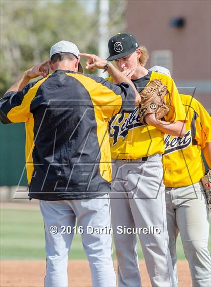 Thumbnail 3 in Gilbert vs. Bartlesville (Bob Everett Baseball Classic) photogallery.