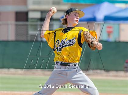 Thumbnail 3 in Gilbert vs. Bartlesville (Bob Everett Baseball Classic) photogallery.