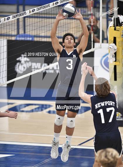 Thumbnail 2 in Newport Harbor vs. Mira Costa (CIF-SS D1 Final) photogallery.