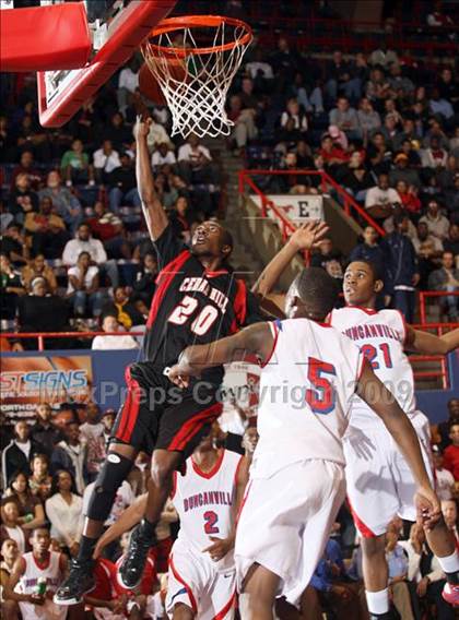 Thumbnail 2 in Cedar Hill vs Duncanville (Dallas Basketball Classic) photogallery.