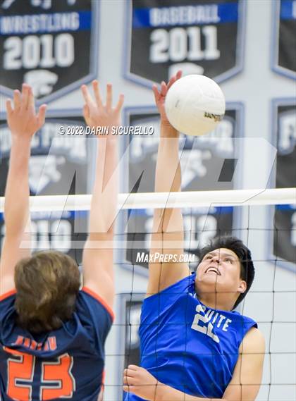 Thumbnail 3 in Mesquite vs Thunderbird (AIA 4A Conference Play-In) photogallery.