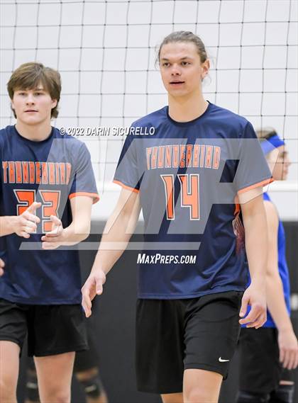 Thumbnail 3 in Mesquite vs Thunderbird (AIA 4A Conference Play-In) photogallery.