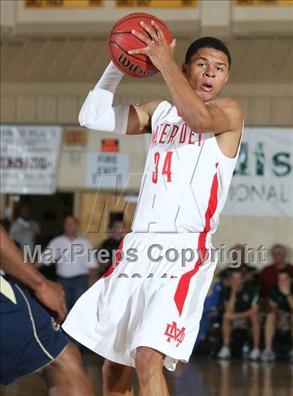 Thumbnail 1 in Mater Dei vs. Grace Prep (City of Palms Classic) photogallery.