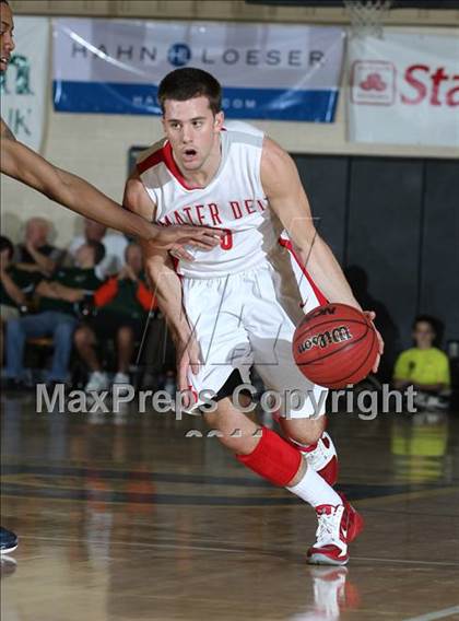 Thumbnail 2 in Mater Dei vs. Grace Prep (City of Palms Classic) photogallery.
