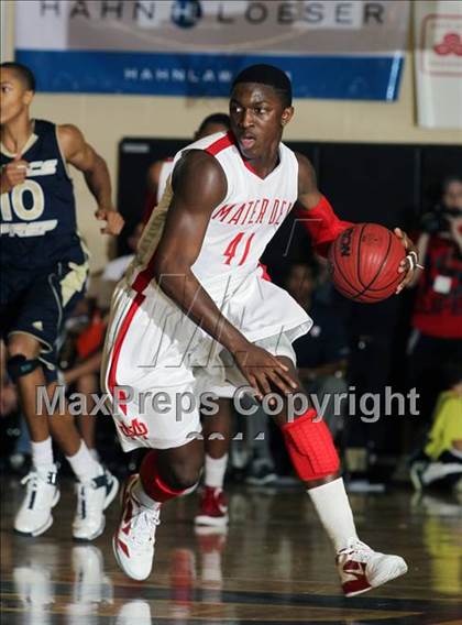 Thumbnail 1 in Mater Dei vs. Grace Prep (City of Palms Classic) photogallery.