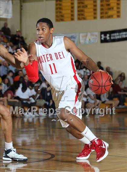 Thumbnail 1 in Mater Dei vs. Grace Prep (City of Palms Classic) photogallery.