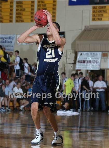 Thumbnail 2 in Mater Dei vs. Grace Prep (City of Palms Classic) photogallery.