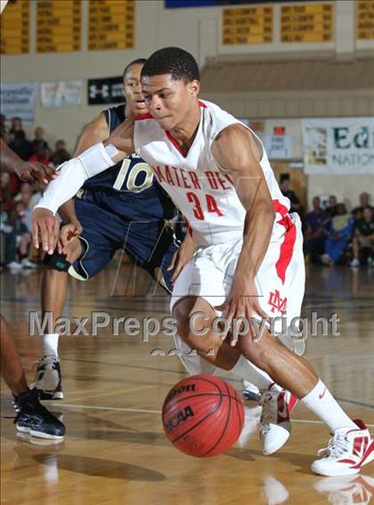 Thumbnail 2 in Mater Dei vs. Grace Prep (City of Palms Classic) photogallery.