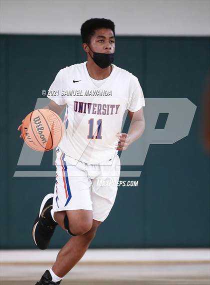Thumbnail 2 in University vs St. Bernard (West  Side Tip off Classic) photogallery.