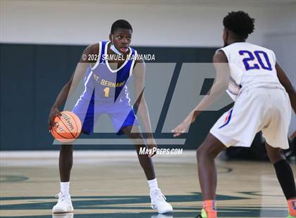 Thumbnail 1 in University vs St. Bernard (West  Side Tip off Classic) photogallery.