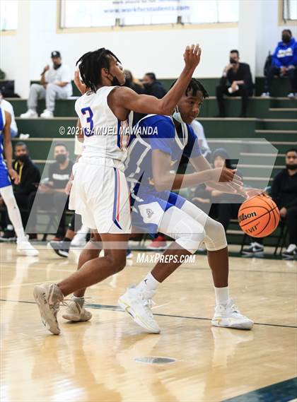 Thumbnail 1 in University vs St. Bernard (West  Side Tip off Classic) photogallery.