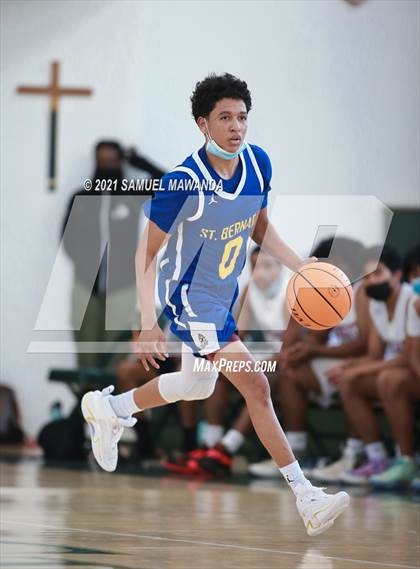 Thumbnail 1 in University vs St. Bernard (West  Side Tip off Classic) photogallery.