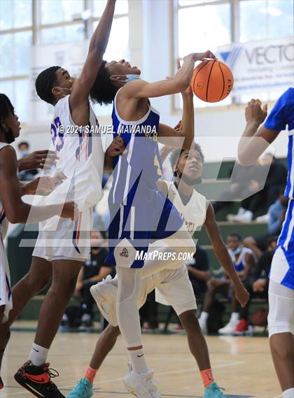Thumbnail 2 in University vs St. Bernard (West  Side Tip off Classic) photogallery.