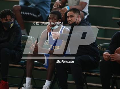 Thumbnail 3 in University vs St. Bernard (West  Side Tip off Classic) photogallery.