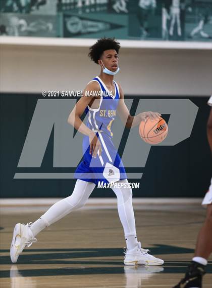 Thumbnail 1 in University vs St. Bernard (West  Side Tip off Classic) photogallery.