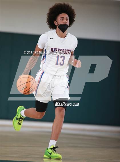 Thumbnail 2 in University vs St. Bernard (West  Side Tip off Classic) photogallery.