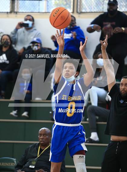 Thumbnail 1 in University vs St. Bernard (West  Side Tip off Classic) photogallery.