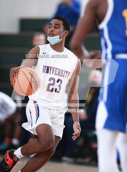 Thumbnail 2 in University vs St. Bernard (West  Side Tip off Classic) photogallery.