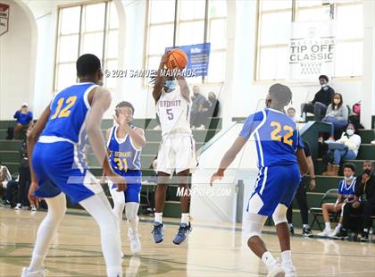 Thumbnail 3 in University vs St. Bernard (West  Side Tip off Classic) photogallery.