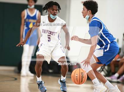 Thumbnail 3 in University vs St. Bernard (West  Side Tip off Classic) photogallery.