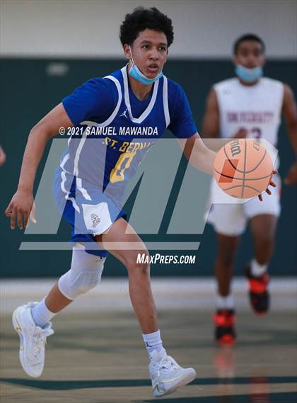 Thumbnail 2 in University vs St. Bernard (West  Side Tip off Classic) photogallery.