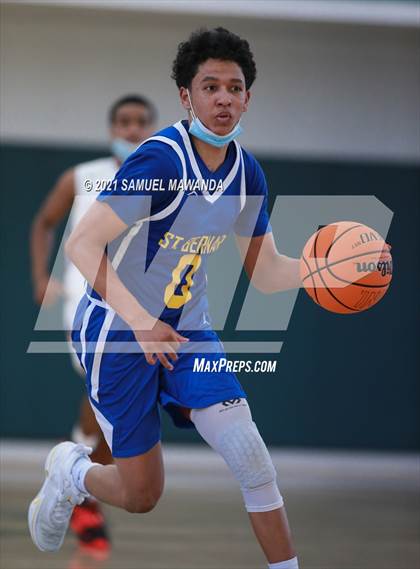 Thumbnail 3 in University vs St. Bernard (West  Side Tip off Classic) photogallery.