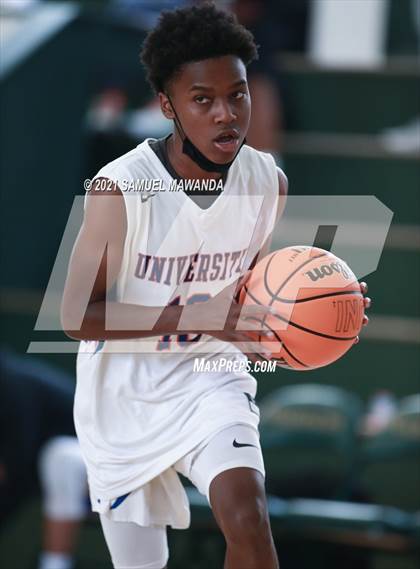 Thumbnail 1 in University vs St. Bernard (West  Side Tip off Classic) photogallery.