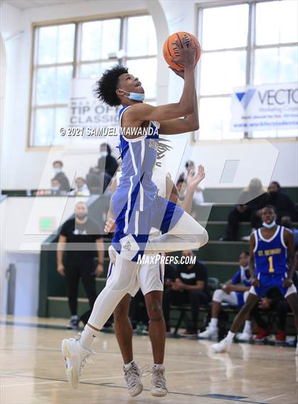 Thumbnail 1 in University vs St. Bernard (West  Side Tip off Classic) photogallery.