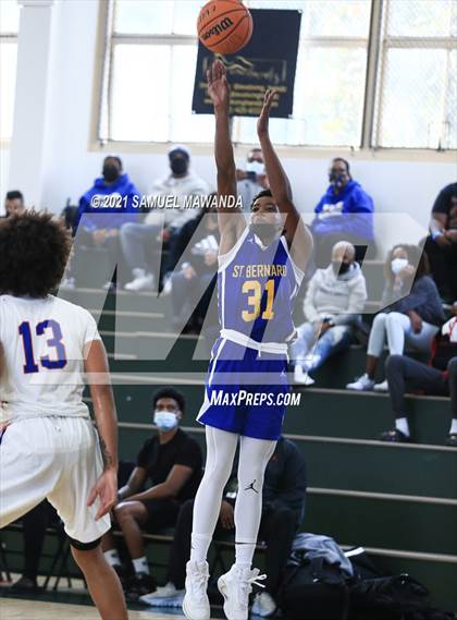 Thumbnail 3 in University vs St. Bernard (West  Side Tip off Classic) photogallery.