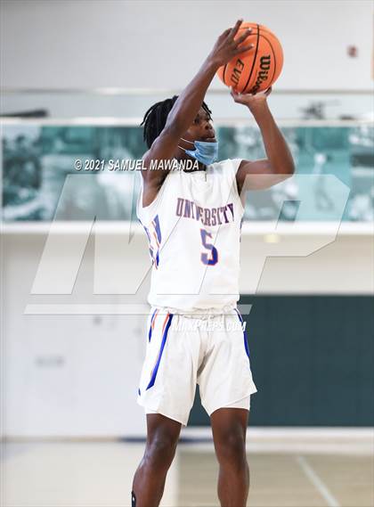 Thumbnail 1 in University vs St. Bernard (West  Side Tip off Classic) photogallery.