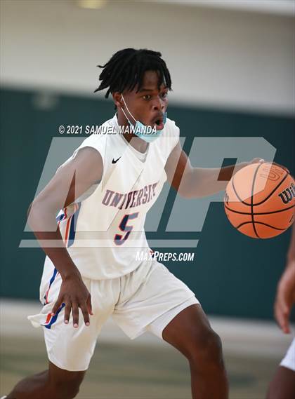 Thumbnail 3 in University vs St. Bernard (West  Side Tip off Classic) photogallery.