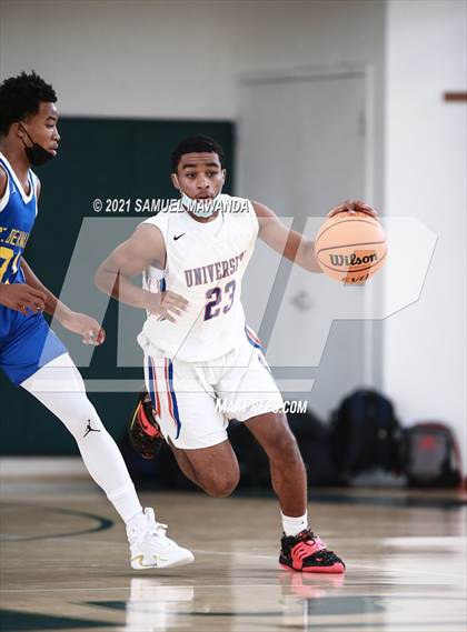 Thumbnail 1 in University vs St. Bernard (West  Side Tip off Classic) photogallery.