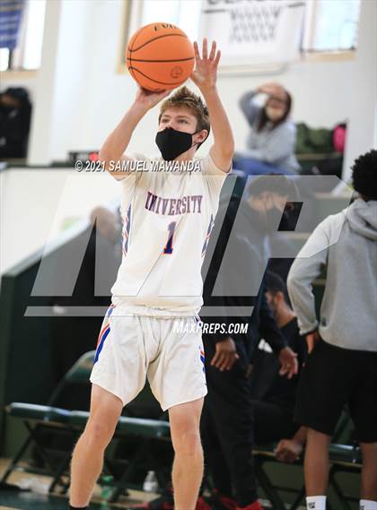 Thumbnail 1 in University vs St. Bernard (West  Side Tip off Classic) photogallery.