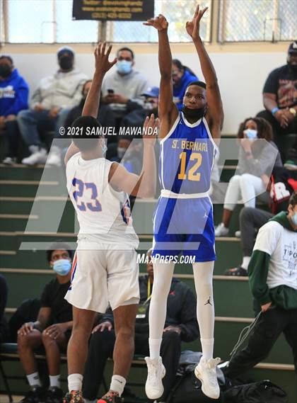 Thumbnail 3 in University vs St. Bernard (West  Side Tip off Classic) photogallery.