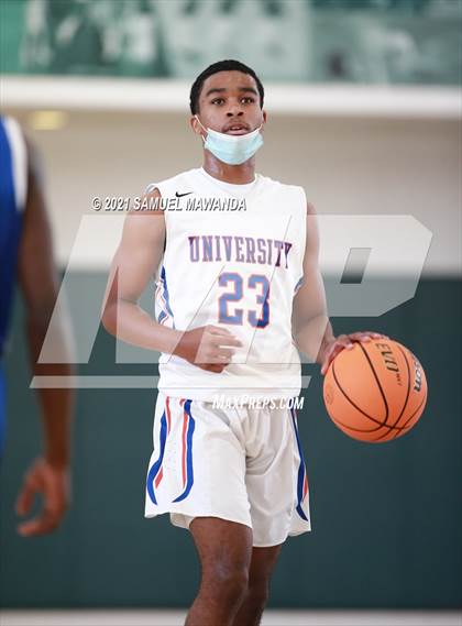 Thumbnail 2 in University vs St. Bernard (West  Side Tip off Classic) photogallery.