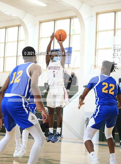 Thumbnail 1 in University vs St. Bernard (West  Side Tip off Classic) photogallery.
