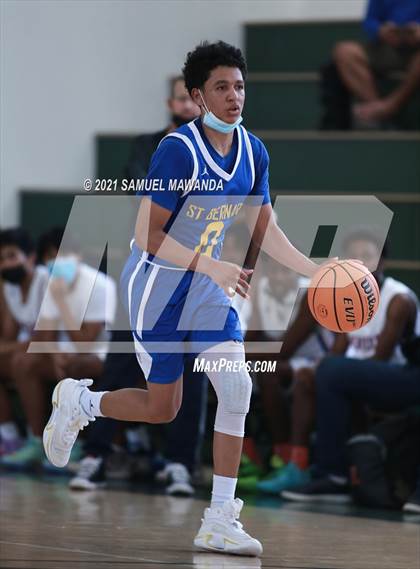 Thumbnail 2 in University vs St. Bernard (West  Side Tip off Classic) photogallery.