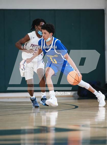 Thumbnail 3 in University vs St. Bernard (West  Side Tip off Classic) photogallery.