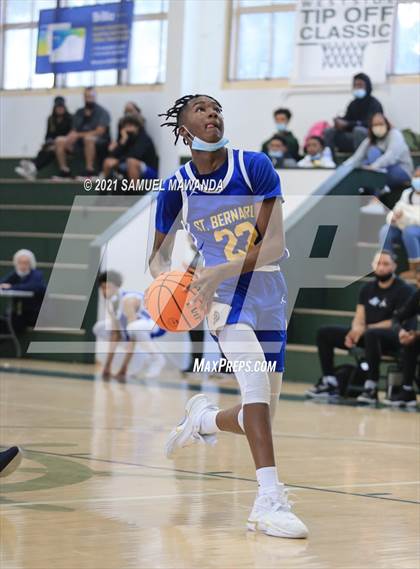 Thumbnail 2 in University vs St. Bernard (West  Side Tip off Classic) photogallery.